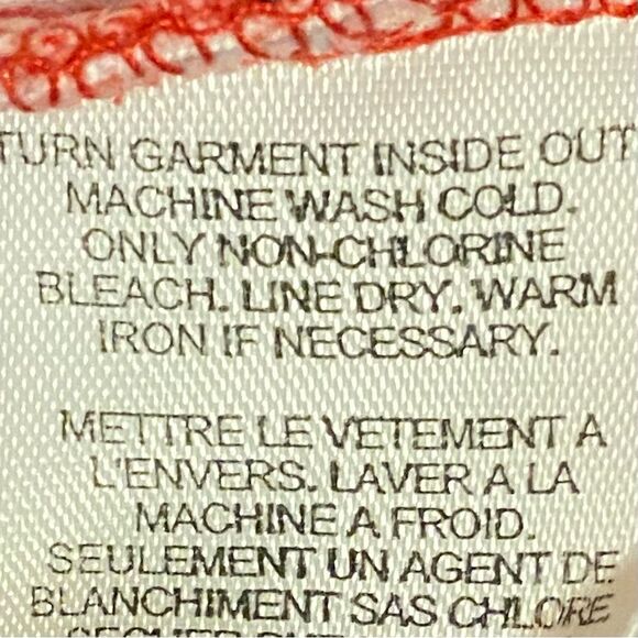 Talbots Red Turtleneck Sweater Womens Size X Large Geometric Pattern Long Sleeve - Picture 5 of 5